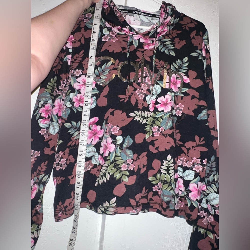 Calvin Klein Performance Floral Hoodie - Picture 5 of 8